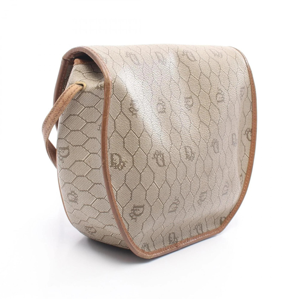 CHRISTIAN DIOR Brown Leather Shoulder Bag - Picture 2 of 10